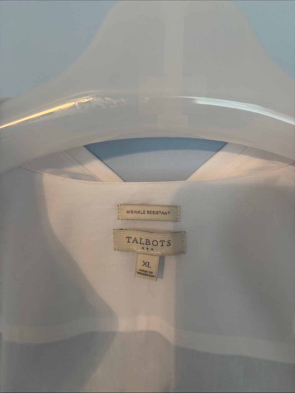 Talbots Classic White Button-Down Shirt - Picture 4 of 6